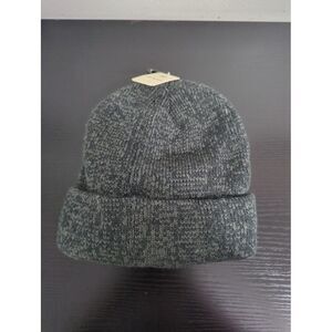 MTI Trading Men's Charcoal Heather Grey Fleece Lined Knit Beanie‎ Hat 09844